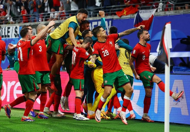 Euro Cup 2024: Portugal snatches a last-minute victory over Czech Republic 10 Portugal1806A